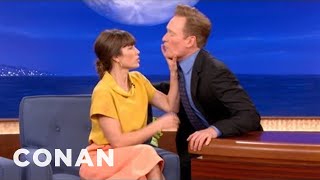 Flirt Fight Jessica Biel vs Conan OBrien  CONAN on TBS [upl. by Ches]