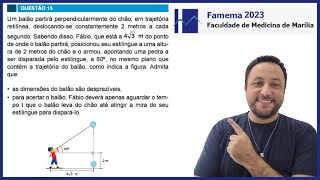 VESTIBULAR FAMEMA 2023  QUESTÃO 15  MATEMÁTICA [upl. by Leahciam807]