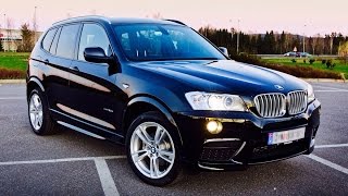 2014 BMW X3 xDrive35i Startup Exhaust and In depth Review [upl. by Tali]