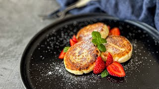 Delicious Breakfast Cottage Cheese Pancakes [upl. by Boar]