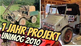 1 Jahr Projekt UNIMOG  Die Abholung bis Heute  Was kostet es bislang  Der NEUBAU  275 [upl. by Nahtaj43]