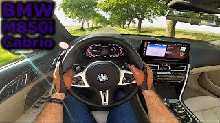 2022 BMW M850i xDrive Cabrio  POV test drive [upl. by Marquis684]