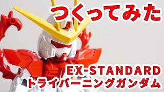 ガンプラつくってみた EXSTANDARD TBG011B トライバーニングガンダム 011 [upl. by Yantruoc543]