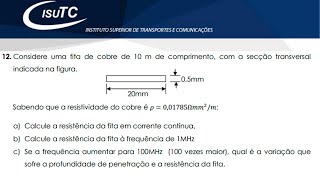 Como calcular a resistência da fita e a variação que sofre a profundidade de penetração em RF [upl. by Adnuahsar151]