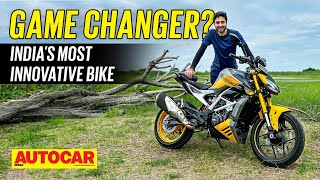 TVS Apache RTR 310 Review  Is it worth it  First Ride  Autocar India [upl. by Ynnaffit925]