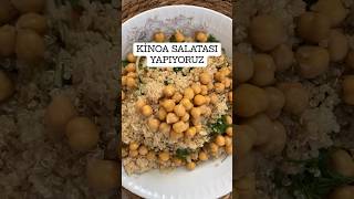 Kinoa Salatası🥗 Sağlıklı beslenme ve tarifler için kanalıma abone olmayı unutmayın✨ kinoasalatası [upl. by Irafat]