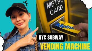 How to use NYC Metrocard Vending Machine  Quick Subway Guide [upl. by Sonja]