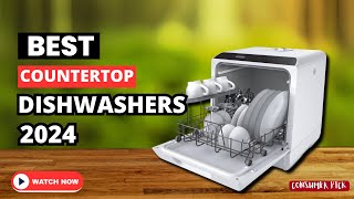 Top 5 BEST Countertop Dishwashers 2024 [upl. by Harbard]