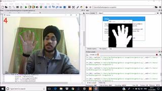 Hand gesture recognition using python and opencv [upl. by Erasaec]