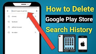 How to Delete Google Play Store Search History on Android and iPad [upl. by Gusba]