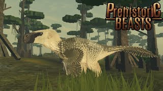 PreHistoric Beasts Roblox  ATAQUE dos TORVOSAURUS Jogando de UTAHRAPTOR [upl. by Aicsila258]