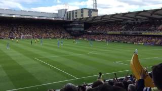 Manchester City Fans Singing Pablo Zabaleta Song Vs Watford Away [upl. by Kirbie]