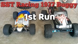 SST Racing 1937 Buggy first run and ECX Ruckus [upl. by Jaala575]