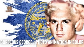 Gorgeous George in Color  Photo Animation [upl. by Hareema]