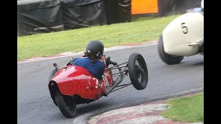 VSCC Cadwell Park 2022 Under 30s Race Morgan Super Aero [upl. by Ettigirb]