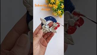 Clay Jewellery Making Idea moulditclayart clayarttiktok [upl. by Himelman]