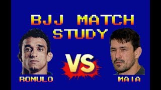 BJJ Match Study Demian Maia vs Romulo Barral [upl. by Philoo]