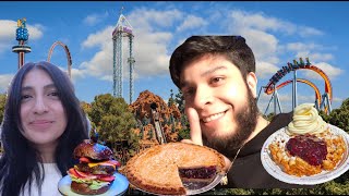 We Tried EVERY Food at Americas First Theme Park [upl. by Aissirac]