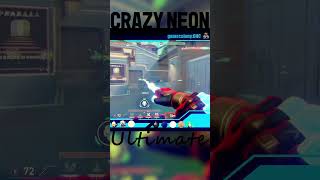 CRAZY NEON Ultimate valorant valorantクリップ [upl. by Ynohtnael]