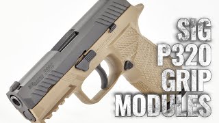 How to change the grip module on a Sig P320 [upl. by Ynohtna]