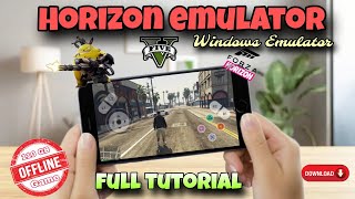 NEW Mind Blowing Trick to RUN PC Software and PC Games in LOWEND Mobile   Horizon Emulator [upl. by Anirbys739]