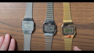 Casio A700 models compared A700WEM A700WE A700WEG [upl. by Anad]