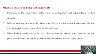 UNIT 2 COHESIVE DEVICES amp SIGNPOSTS BY SIRISHA REDDY [upl. by Savdeep]