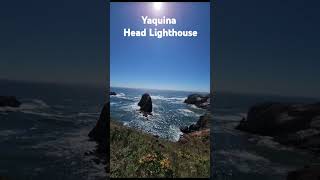 Yaquina Head Lighthouse portland beach lighthouse yaquina oregoncoast [upl. by Odnomor]