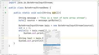 Byte Array Input Output Stream [upl. by Nohsreg]