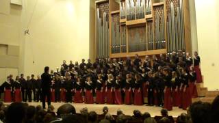 Stellenbosch University Choir 2010 Borgoroditse Devo Ave Maria  Sergey Khvoshchinsky [upl. by Elleryt]