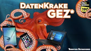 Datenkrake GEZ Beitragsservice mit Daten bezahlen probono Magazin [upl. by Jaco454]