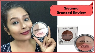 Sivanna Bronzed Review  Swatches  How to Highlight amp Contour [upl. by Gillian436]