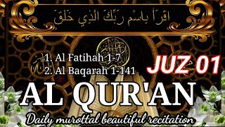 MUROTTAL ALQURAN MERDU  AL QURAN JUZ 1 SAMPAI 30  Juz 1 [upl. by Flor]