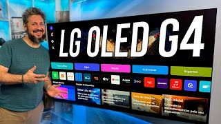 A melhor TV da LG  Unboxing da OLED G4 [upl. by Delogu]