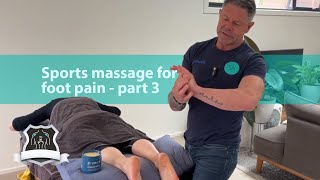 Abductor digiti minimi  Sports massage for foot pain part 3 [upl. by Ken685]