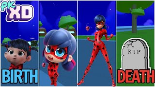 BIRTH TO DEATH OF MIRACULOUS LADYBUG IN PK XD [upl. by Donnamarie]