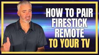 👉 HOW TO PAIR YOUR FIRESTICK REMOTE [upl. by Alaaj]