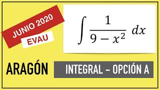 ✅✅ INTEGRAL 19x2  examen EVAU de JUNIO 2019  opción A PASO a PASO ✅✅ [upl. by Ransom]