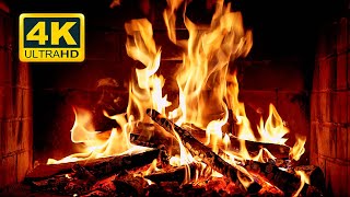 🔥 FIREPLACE 4K 12 HOURS Cozy Fireplace with Crackling Fire Sounds Fireplace 4K UHD 60FPS [upl. by Assiral]