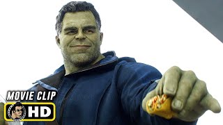 AVENGERS ENDGAME 2019 Hulk Gives AntMan Tacos HD Marvel IMAX Clip [upl. by Alleira]