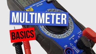 How to Use a Multimeter for Beginners A Easy Tutorial Test for Voltage Current amp Resistance [upl. by Nohtanoj]