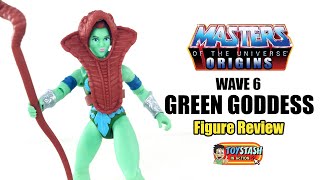 MOTU Origins Green Goddess Wave 6 Figure Review [upl. by Palladin]