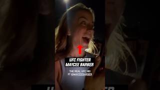 UFC fighter Maycee Barber keeps her cool during altercation with neighborhood Karen [upl. by Drofhsa572]