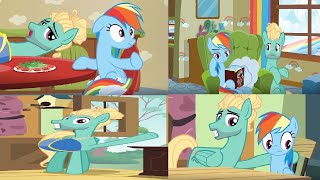 My Little Pony Friendship Is Magic Rainbow Dash And Zephyr Breeze Relationship S6 EP 11 [upl. by Alinoel489]