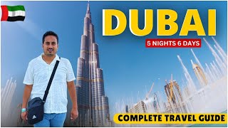 DUBAI Tour 2024  Dubai Tourist Places amp COMPLETE itinerary  AZ Dubai Tour Plan  Dubai Trip 2024 [upl. by Anilorak]