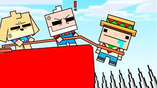 Este juego arruino nuestra amistad 😂🟥 SILVIOGAMER en PICO PARK 2 [upl. by Eneres]