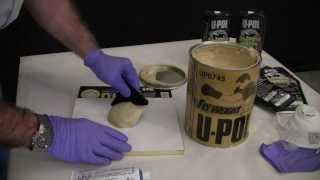 FLYWEIGHT GOLD Easy Sanding Body Filler  UPOL [upl. by Ettennej]