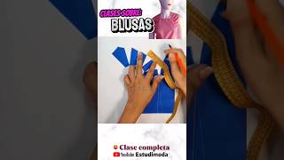 Blusas fáciles de hacer en casa✅ Aprende a trazar y confeccionar tus propias prendas😍😀blouse [upl. by Winston]