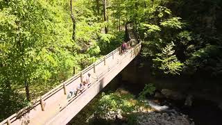 Natural Tunnel State Park Duffield Virginia 4K DJI Drone View [upl. by Russell10]