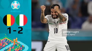 Lorenzo Insigne Goal Belgio vs Italia 12 Highlights amp Gol  EURO 2020 [upl. by Okikuy]